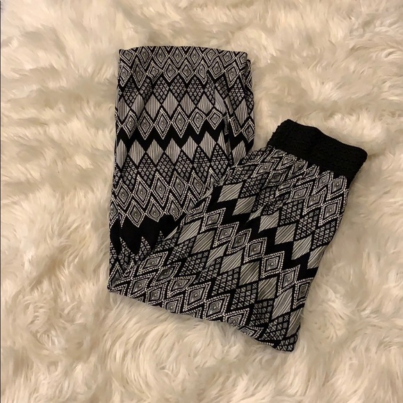 Black & white PALAZZO  pants - Picture 2 of 4